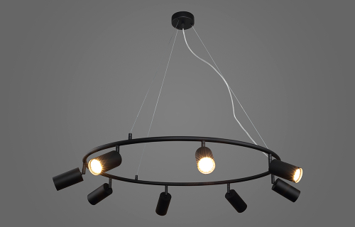 Подвесной светильник Crystal Lux RIVO SP8 BL изображение в интернет-магазине Cramer Light фото 2