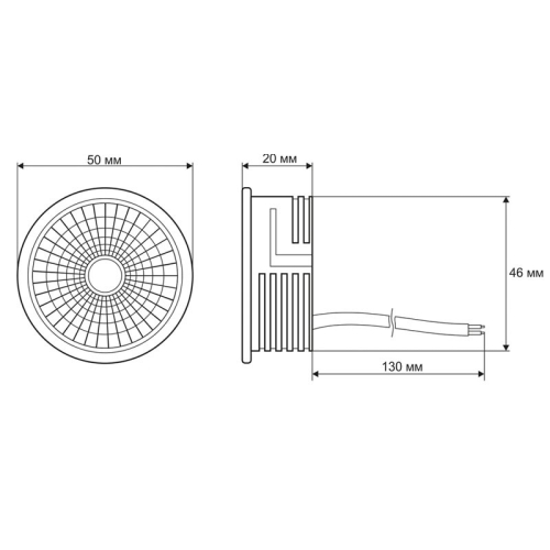 Светодиодный модуль Denkirs DK3000-7W-BK изображение в интернет-магазине Cramer Light фото 4
