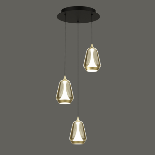 Подвесной светильник Delight Collection MD24001011-3A brass/champagne изображение в интернет-магазине Cramer Light