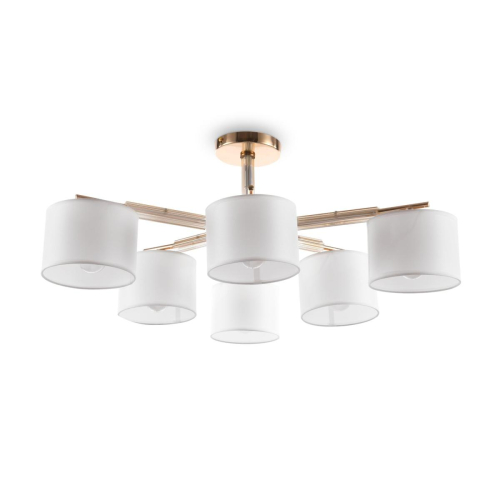 Люстра на штанге Freya Pipe FR5386CL-06G изображение в интернет-магазине Cramer Light фото 2