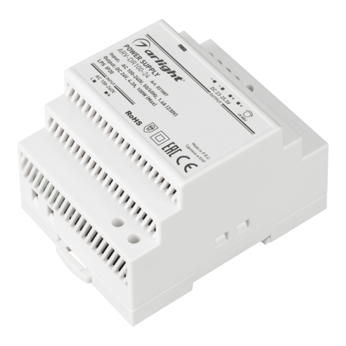 Блок питания Arlight ARV-DR100-24 (24V, 4.2A, 100W) 031087 изображение в интернет-магазине Cramer Light