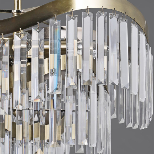 Подвесная люстра Illumico IL3475-8PSQ-25AB ELITE изображение в интернет-магазине Cramer Light фото 2