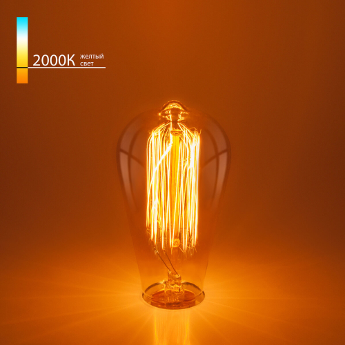 Лампа накаливания Elektrostandard диммируемая E27 60W прозрачная 4690389082153 изображение в интернет-магазине Cramer Light фото 3