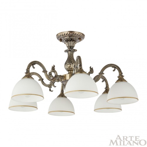 Потолочная люстра Arte Milano 346410/6 AB изображение в интернет-магазине Cramer Light фото 4