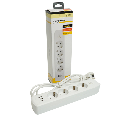 Удлинитель Stekker Home plus HM08-43-02 49971 дополнительное фото фото 9