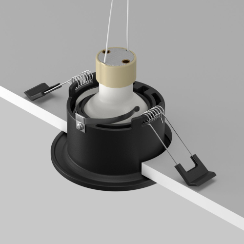 Встраиваемый светильник Maytoni Technical Slim DL027-GU10-B изображение в интернет-магазине Cramer Light фото 5