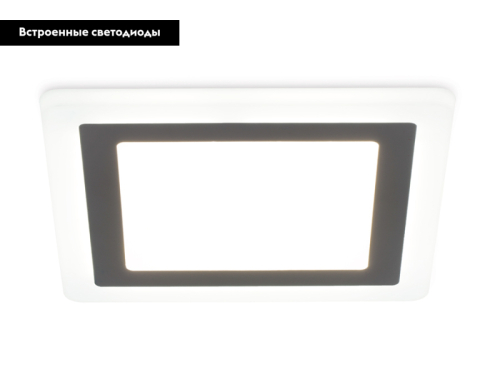 Встраиваемый светильник с подсветкой Ambrella Light Downlight DCR394 изображение в интернет-магазине Cramer Light фото 2