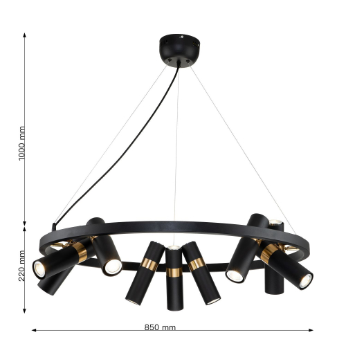 Подвесная люстра Favourite Light point 2997-9P изображение в интернет-магазине Cramer Light фото 3