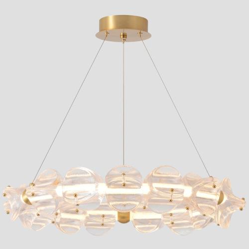 Подвесная люстра Crystal Lux RICH SP38W LED изображение в интернет-магазине Cramer Light фото 6