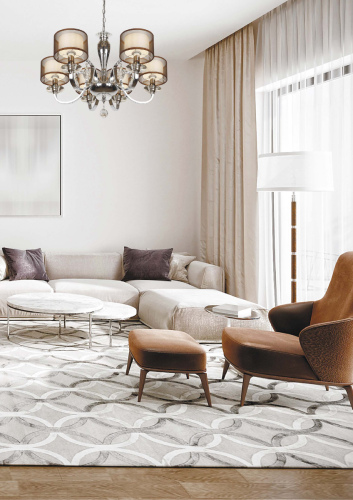 Подвесная люстра iLamp Mario RM16001/6CR изображение в интернет-магазине Cramer Light фото 2