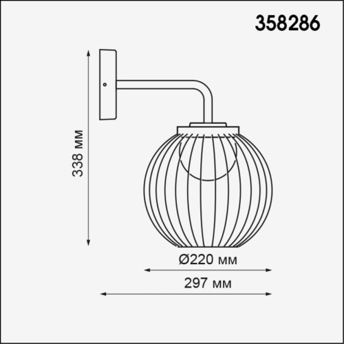 Светильник настенный Novotech 358286 изображение в интернет-магазине Cramer Light фото 2