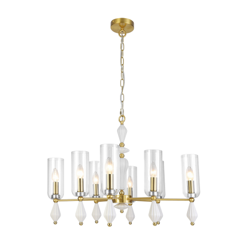 Подвесная люстра Lumion Neoclassi Galana 8428/8 изображение в интернет-магазине Cramer Light фото 4