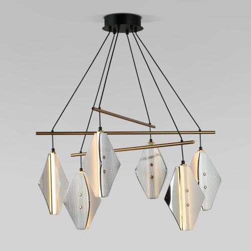 Подвесной светильник Eurosvet Glare 301054 LED латунь a071576 изображение в интернет-магазине Cramer Light