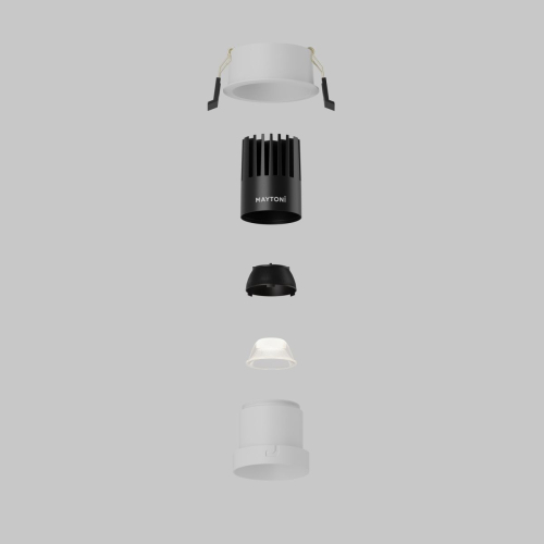 Встраиваемый светильник Maytoni Dip DL116-10W-4K-W изображение в интернет-магазине Cramer Light фото 11