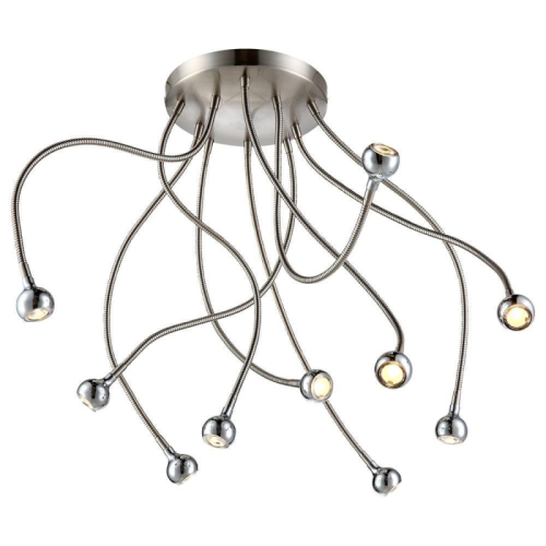 Потолочная люстра Globo Serpent 24109-10D изображение в интернет-магазине Cramer Light