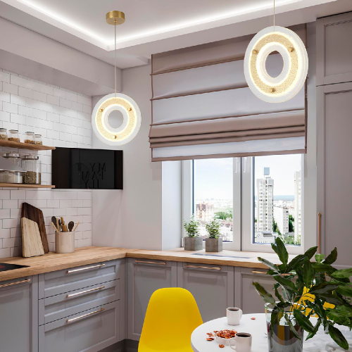 Подвесной светильник Crystal Lux DIEGO SP25W LED BRASS изображение в интернет-магазине Cramer Light фото 7