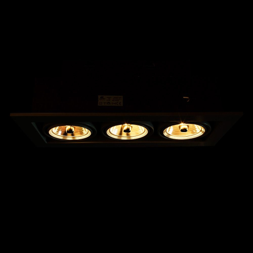 Встраиваемый светильник Arte Lamp Technika A5930PL-3WH изображение в интернет-магазине Cramer Light фото 3