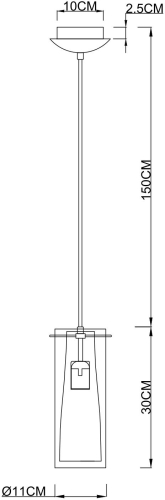 Подвесной светильник Arte Lamp Aries A8983SP-1PB изображение в интернет-магазине Cramer Light фото 5