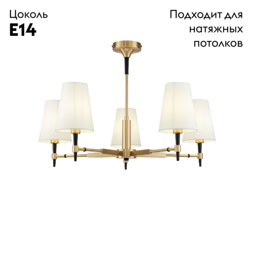 Подвесная люстра Maytoni Zaragoza H001CL-05BS изображение в интернет-магазине Cramer Light фото 2