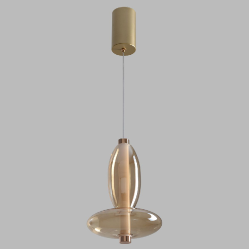 Подвесной светильник Crystal Lux QUASAR SP7W LED AMBER изображение в интернет-магазине Cramer Light фото 8