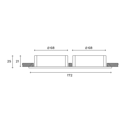 Встраиваемый светильник Hesby Lighting Atlas HSBL_0117 изображение в интернет-магазине Cramer Light фото 4