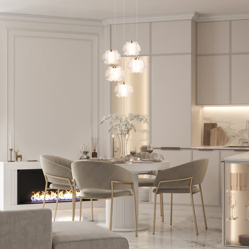 Подвесной светильник Freya Flower FR5579PL-L40BS изображение в интернет-магазине Cramer Light фото 2