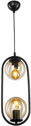 Подвесной светильник Toplight Kerrie TL1609H-02BK изображение в интернет-магазине Cramer Light фото 2