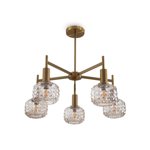 Люстра на штанге Freya Fero FR5366CL-05BS изображение в интернет-магазине Cramer Light фото 3