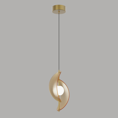 Подвесной светильник Delight Collection MD24030035-1A brass/amber изображение в интернет-магазине Cramer Light фото 2