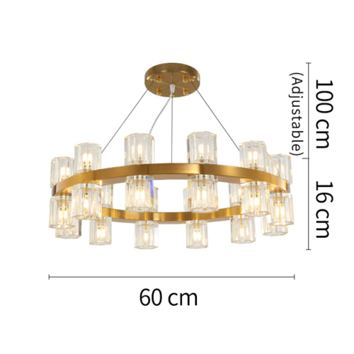 Подвесная люстра Delight Collection Arcachon 8530P/D610 gold изображение в интернет-магазине Cramer Light фото 6