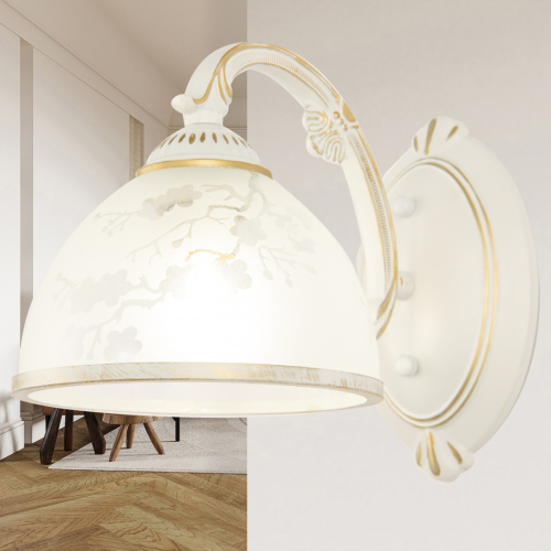 Бра Arte Milano 349737/1W WT+G дополнительное фото