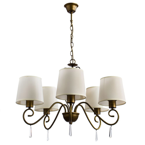 Подвесная люстра Arte Lamp Carolina A9239LM-5BR изображение в интернет-магазине Cramer Light фото 3