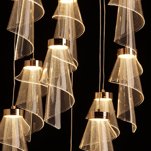 Каскадная люстра De Markt Конти 488013110 изображение в интернет-магазине Cramer Light фото 6