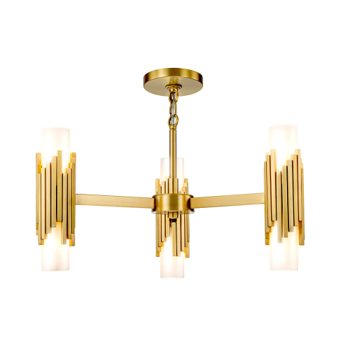 Подвесная люстра Elstead Lighting MARVELE6-AB-OPAL изображение в интернет-магазине Cramer Light фото 2