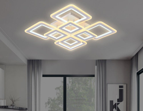Потолочная светодиодная люстра Ambrella Light Acrylica Original FA868 изображение в интернет-магазине Cramer Light фото 5
