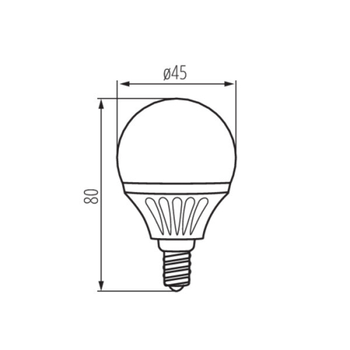 Лампа светодиодная Kanlux Bilo E14 5W 3000К 23042 изображение в интернет-магазине Cramer Light фото 3