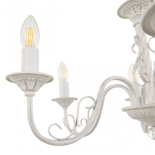 Подвесная люстра Arte Milano 342620/5 WT+SL изображение в интернет-магазине Cramer Light фото 6