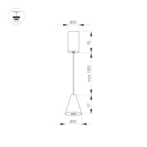 Подвесной светильник Arlight Elementa 032773 изображение в интернет-магазине Cramer Light фото 2