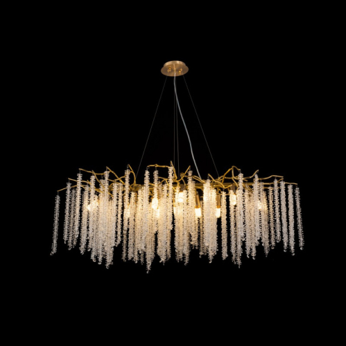 Подвесная люстра iLamp Savage 8813-L1200 GD изображение в интернет-магазине Cramer Light фото 2