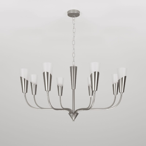 Подвесная люстра Eurosvet 60167/8 никель Smart a068285 изображение в интернет-магазине Cramer Light фото 2