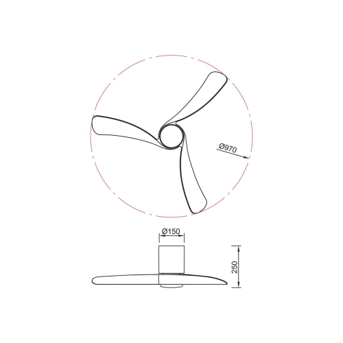 Люстра-вентилятор Mantra Nemo 9049 изображение в интернет-магазине Cramer Light фото 4