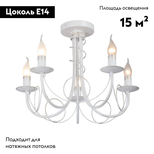 Потолочная люстра Vitaluce V3035-0/5PL изображение в интернет-магазине Cramer Light фото 2