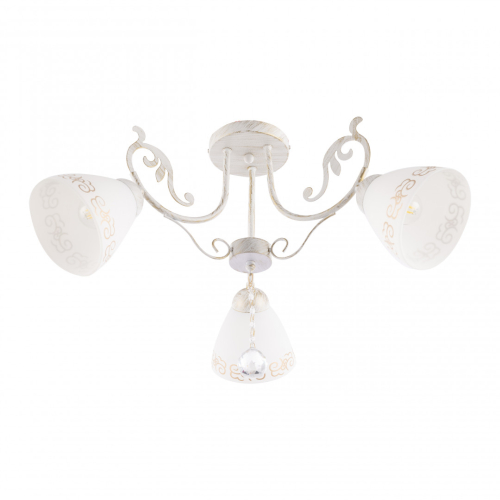 Потолочная люстра Arte Milano 341900/3 WT+G изображение в интернет-магазине Cramer Light фото 4