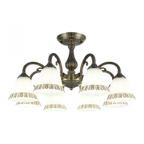 Потолочная люстра Arte Milano 347410/8 AB изображение в интернет-магазине Cramer Light