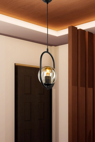 Подвесной светильник Toplight Kerrie TL1609H-01BK изображение в интернет-магазине Cramer Light фото 3