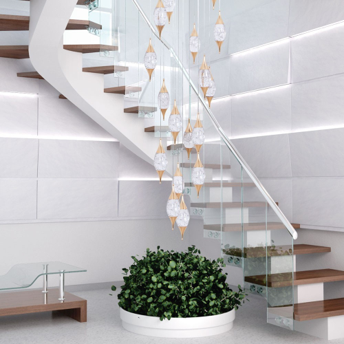 Каскадная люстра Modelux ML.88986.25 GD изображение в интернет-магазине Cramer Light фото 2