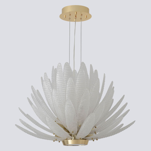 Подвесная люстра Crystal Lux ARTICHOKE SP8+1 GOLD изображение в интернет-магазине Cramer Light фото 4