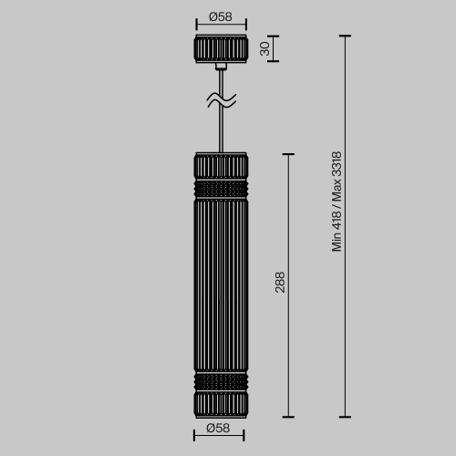 Подвесной светильник Maytoni Metropolis MOD475PL-01B изображение в интернет-магазине Cramer Light фото 6