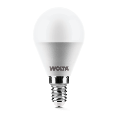 Светодиодная лампа WOLTA 10Вт 6500K E14 груша матовая 25W45GL10E14 изображение в интернет-магазине Cramer Light фото 2