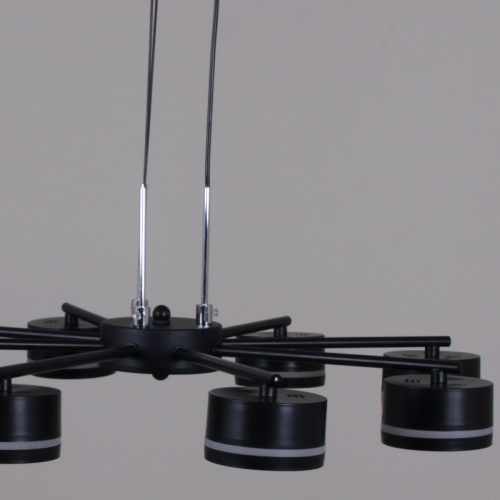 Потолочная люстра Reluce 19490-0.4-08 Black изображение в интернет-магазине Cramer Light фото 5